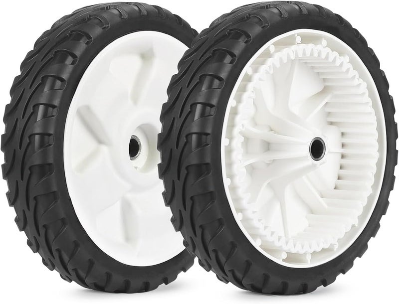 Sutmorly 119-0311 Front Drive Wheels for Toro 137-4832 115-2878 205-360 Lawn Mower Drive Wheel for Toro 22" Recycler 20330 20339 20350 20370 20954 Self-propelled 8" Mower Front Drive Wheels 2 Pack - Image 1